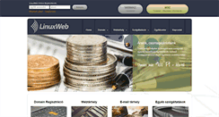 Desktop Screenshot of linuxweb.hu