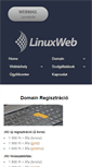 Mobile Screenshot of linuxweb.hu