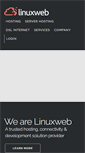 Mobile Screenshot of linuxweb.co.za